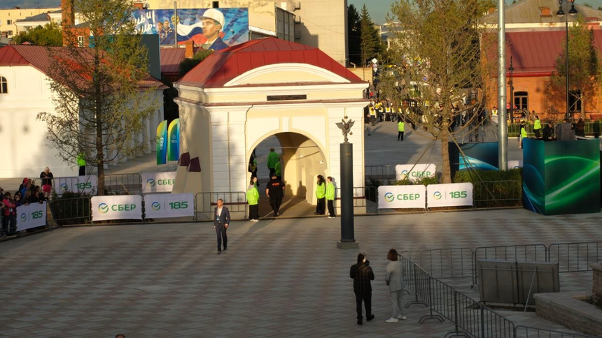 Ворота на омской Крепости