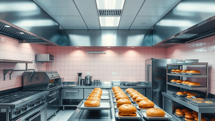 Кухня в кафе