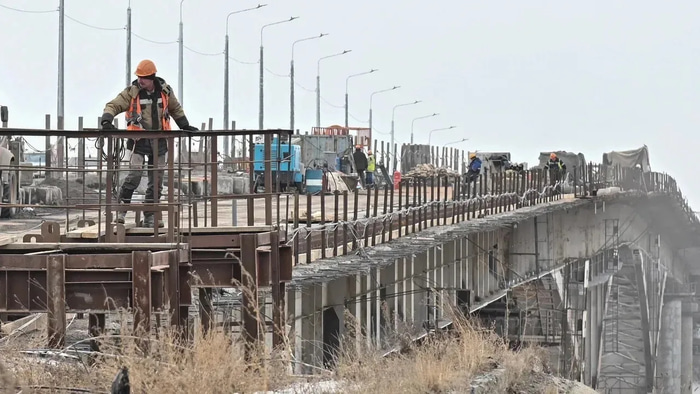 Мост 60-летия ВЛКСМ ремонт