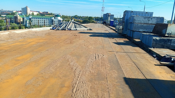 Ремонт моста у Телецентра