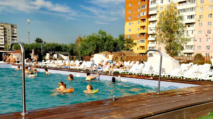 Пляж на Менделеева