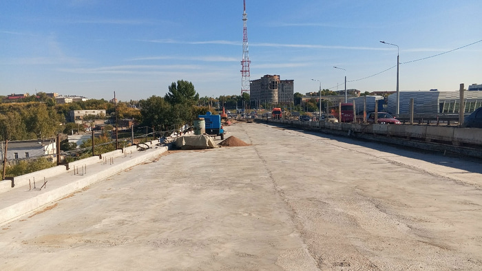 Ремонт моста у Телецентра
