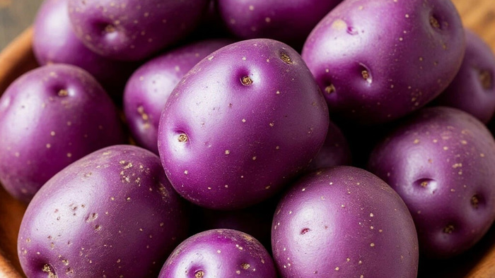 фиолетовый картофель