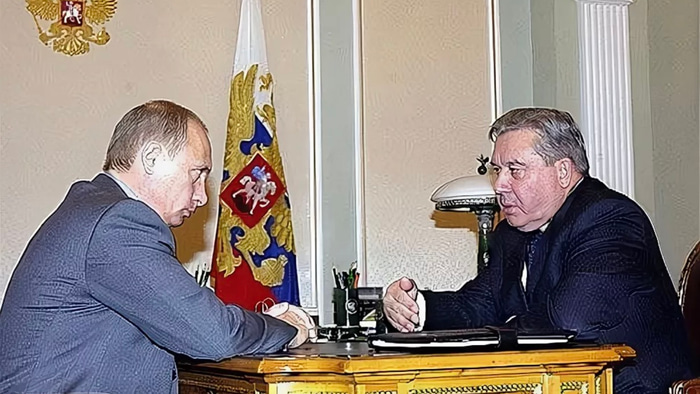 Владимир Путин и Леонид Полежаев_2000е
