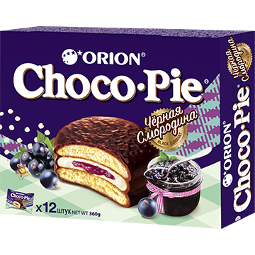 Choco-Pie Black currant Черная смородина 360 гр
