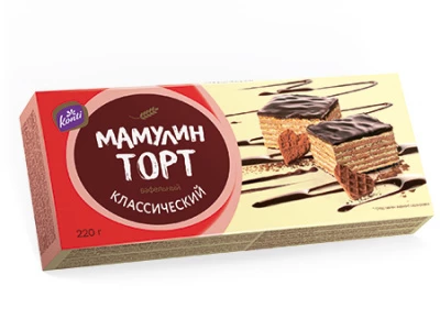 Торт вафельный Мамулин торт классический 220 гр