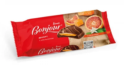 Тарталетки Bonjour Konti с апельсином 220 гр