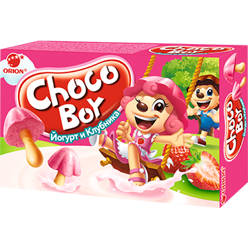Печенье CHOCOBOY Йогурт и Клубника 40 гр