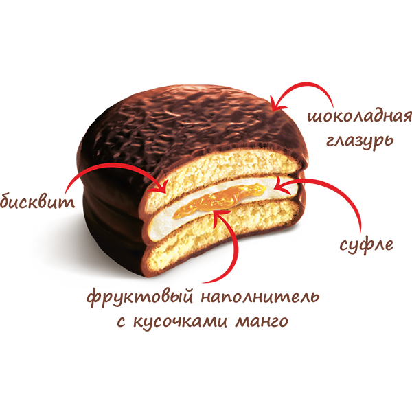 Choco-Pie Mango Манго 180 гр