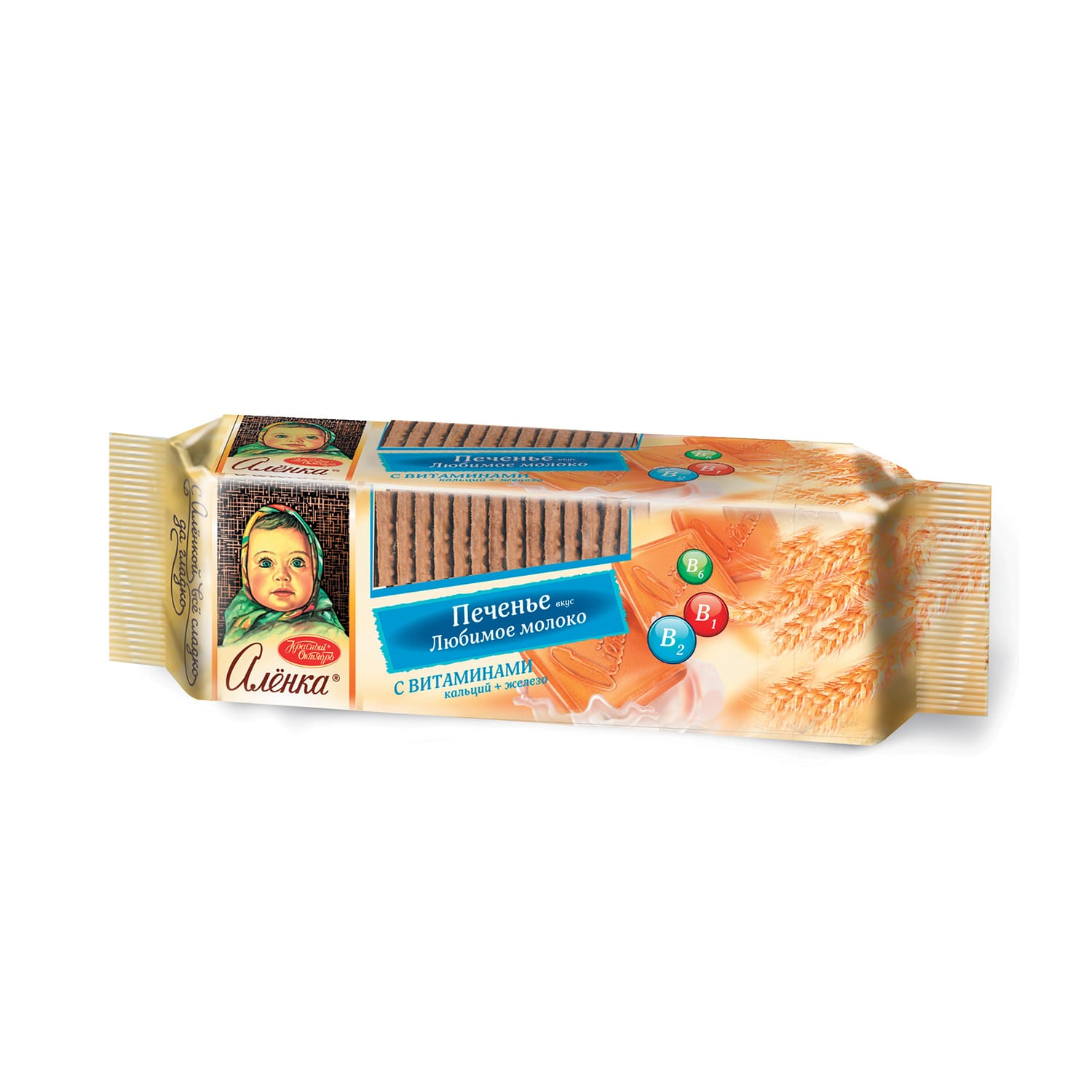 Печенье Аленка вкус любимое молоко с витаминами 190 гр