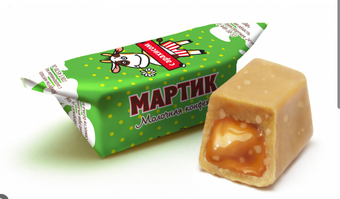 Конфеты неглаз. "Мартик" носок 1000г   