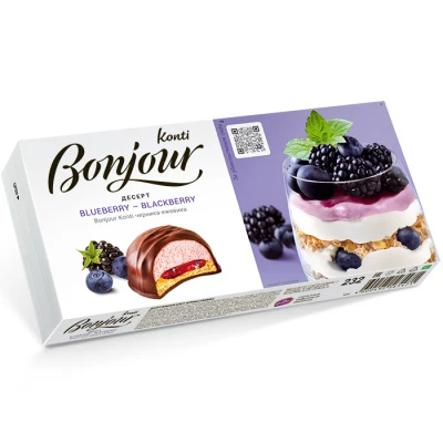 Десерт Bonjour Konti черника-ежевика 232 гр