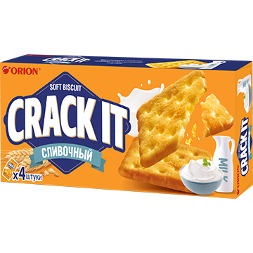 Печенье затяжное CRACK-IT Сливочный 160 гр