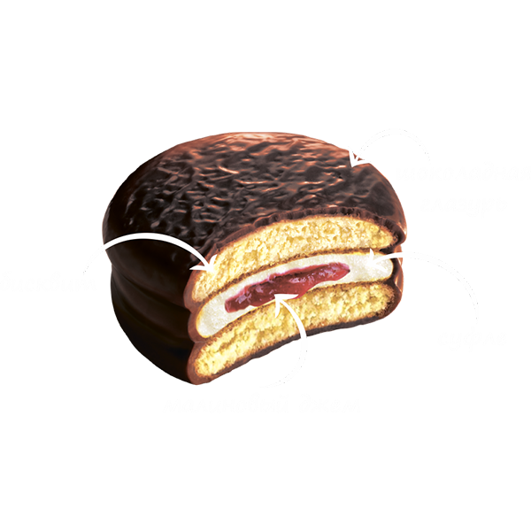Choco-Pie Raspberry Малина 360 гр