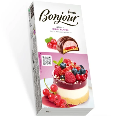 Десерт Bonjour Konti со вкусом ягод 232 гр
