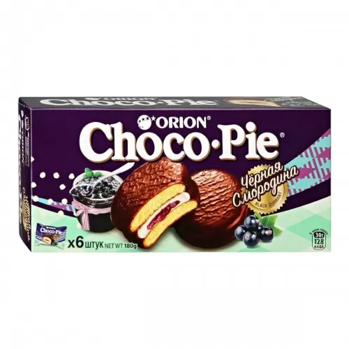 Choco-Pie Black currant Черная смородина 180 гр