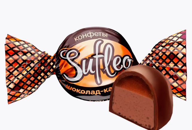 Конфеты глаз. "Sufleo" со вкусом шоколад-карамель 1000г  