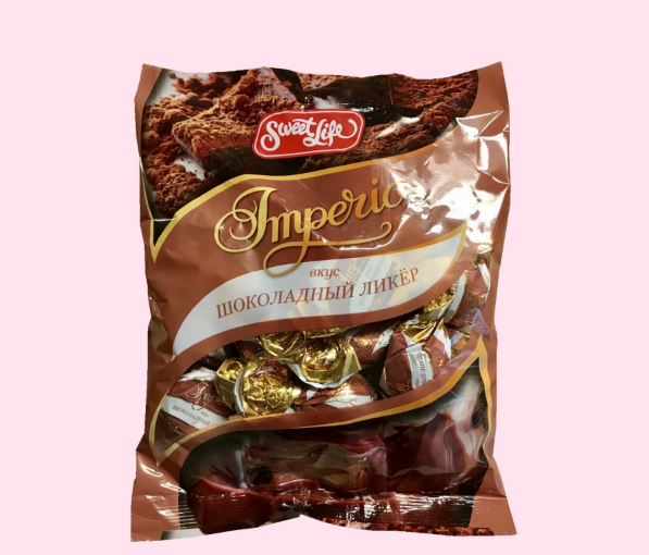 Конфеты глаз. "Imperio" вкус Шоколадный ликер 250г  