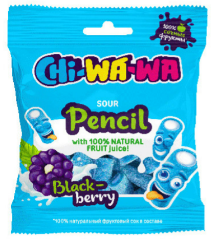 CHI-WA-WA PACK КУСОЧКИ КАРАНДАШ ЕЖЕВИКА КИСЛЫЙ 60ГР  