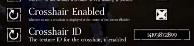 Прицелы в Forsaken: ID и настройка на телефоне
