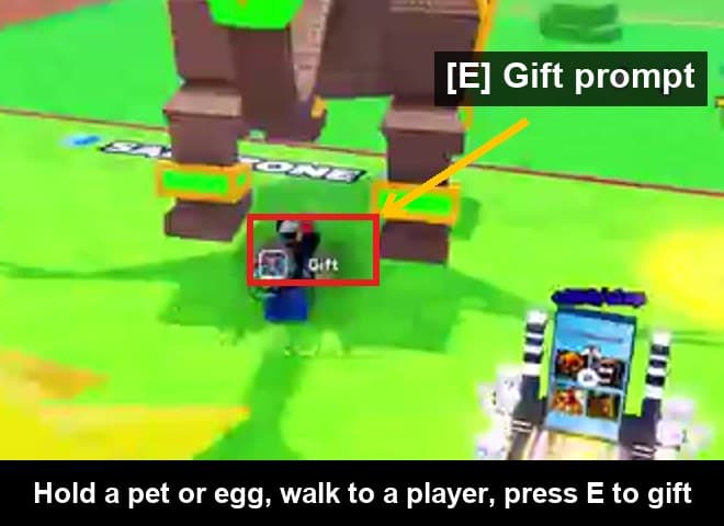 Как передать яйцо или питомца в Steal An Egg: Gift и трейды