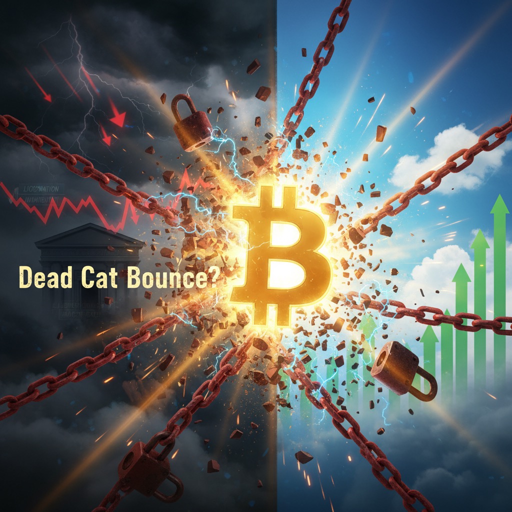 Bitcoin Rebounds 12% in Short Squeeze Rally Amid Caution Over 'Dead Cat Bounce'