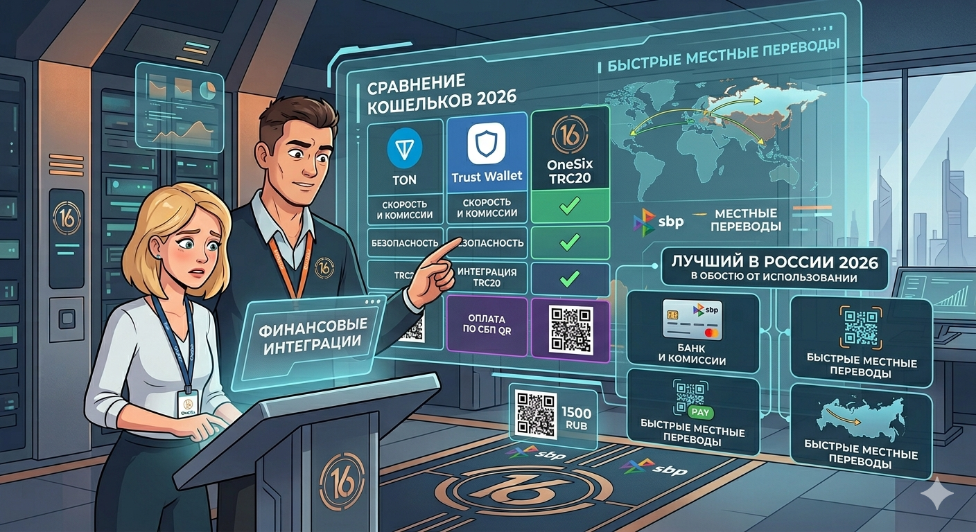 TON vs Trust vs OneSix TRC20: Best Russian Wallet with SBP QR Pay 2026