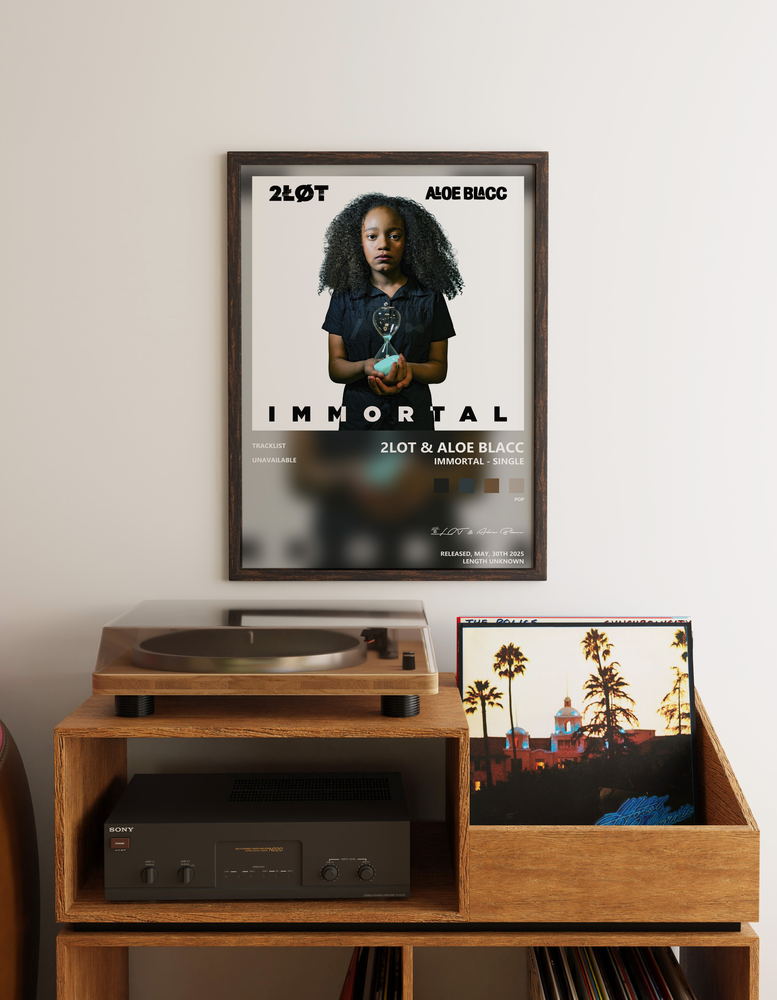 Music poster: 2LOT Aloe Blacc - Immortal - Single