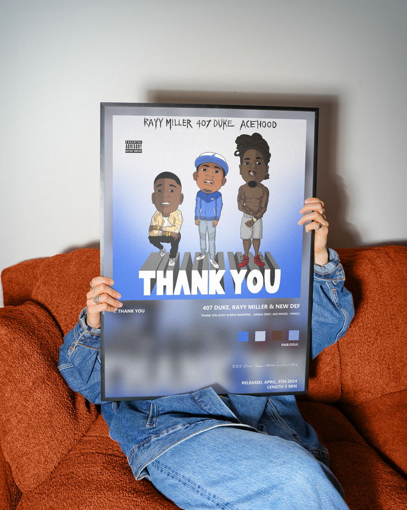 Music poster: 407 Duke Rayy Miller New Def - Thank You Fast Bass Boosted - Single feat Ace Hood - Single