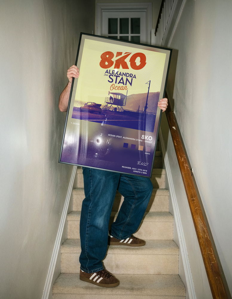 Music poster: 8KO - Ocean feat Alexandra Stan - Single