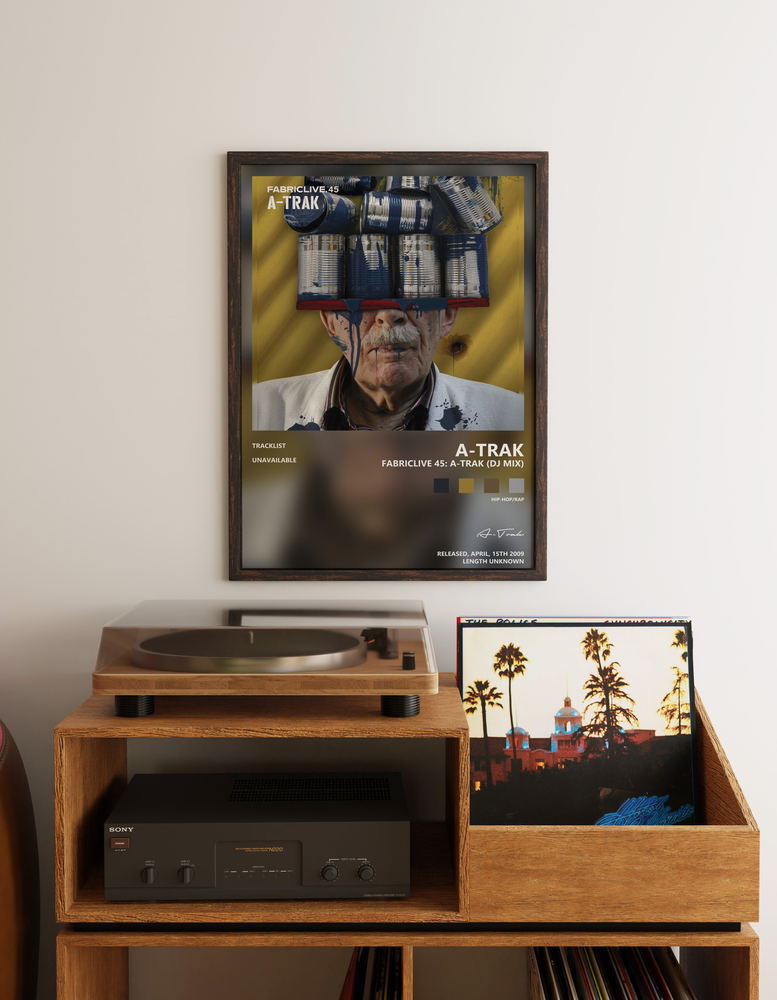 Music poster: A-Trak - FABRICLIVE 45 A-Trak DJ Mix