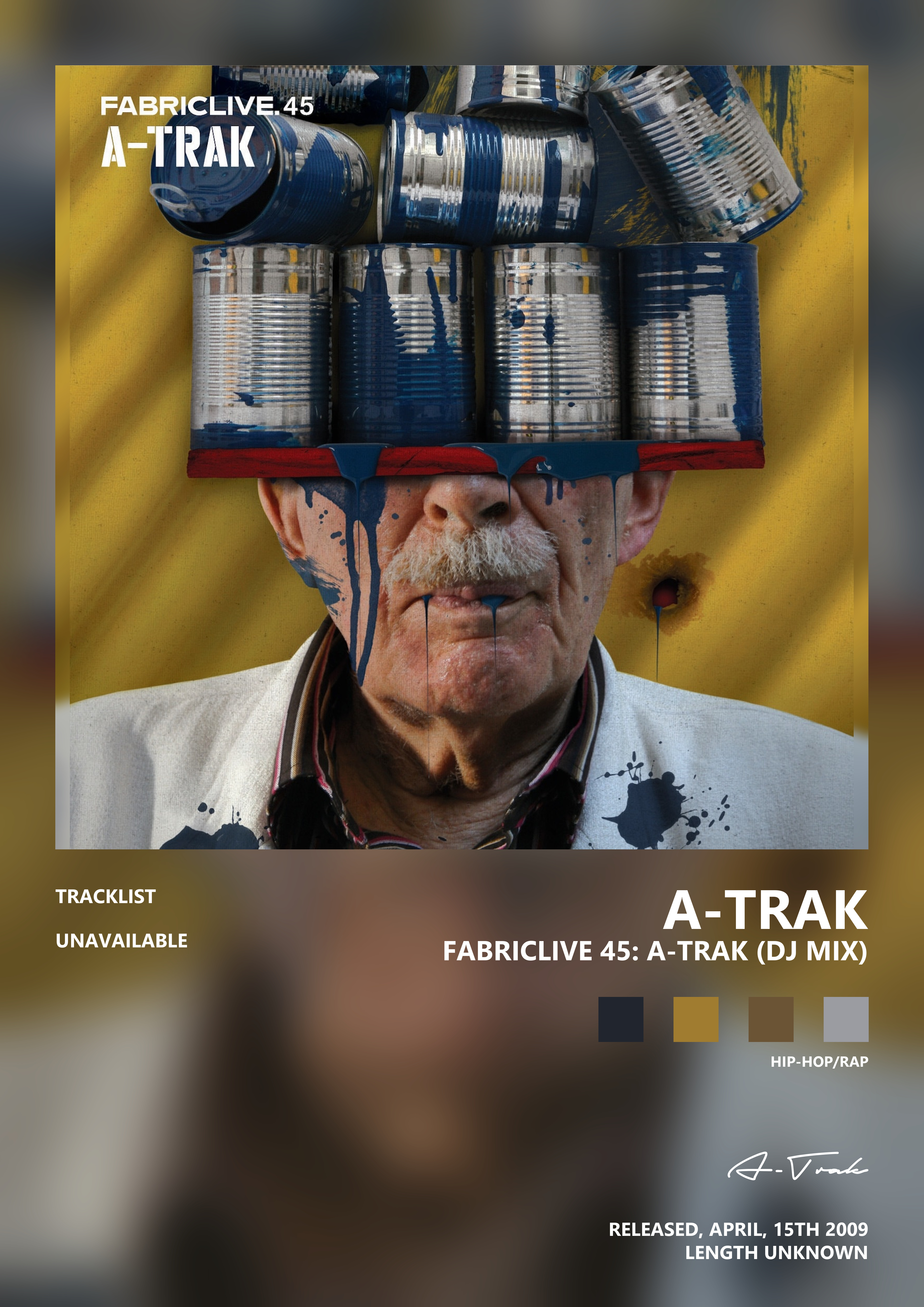 Music poster: A-Trak - FABRICLIVE 45 A-Trak DJ Mix