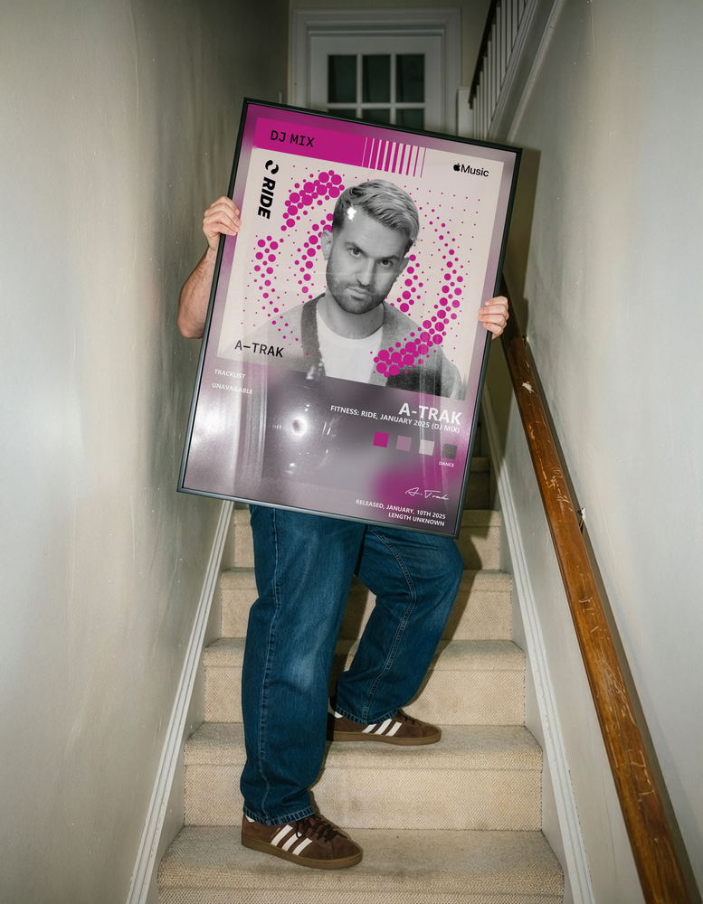 Music poster: A-Trak - Fitness Ride January 2025 DJ Mix