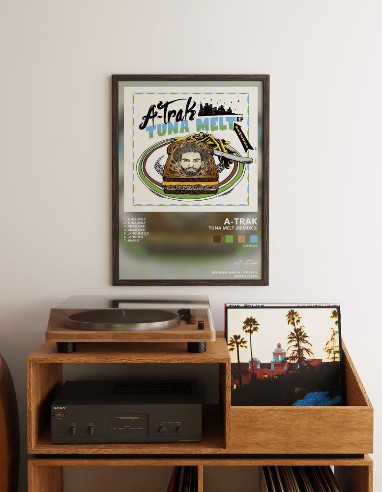 Music poster: A-Trak - Tuna Melt Remixes