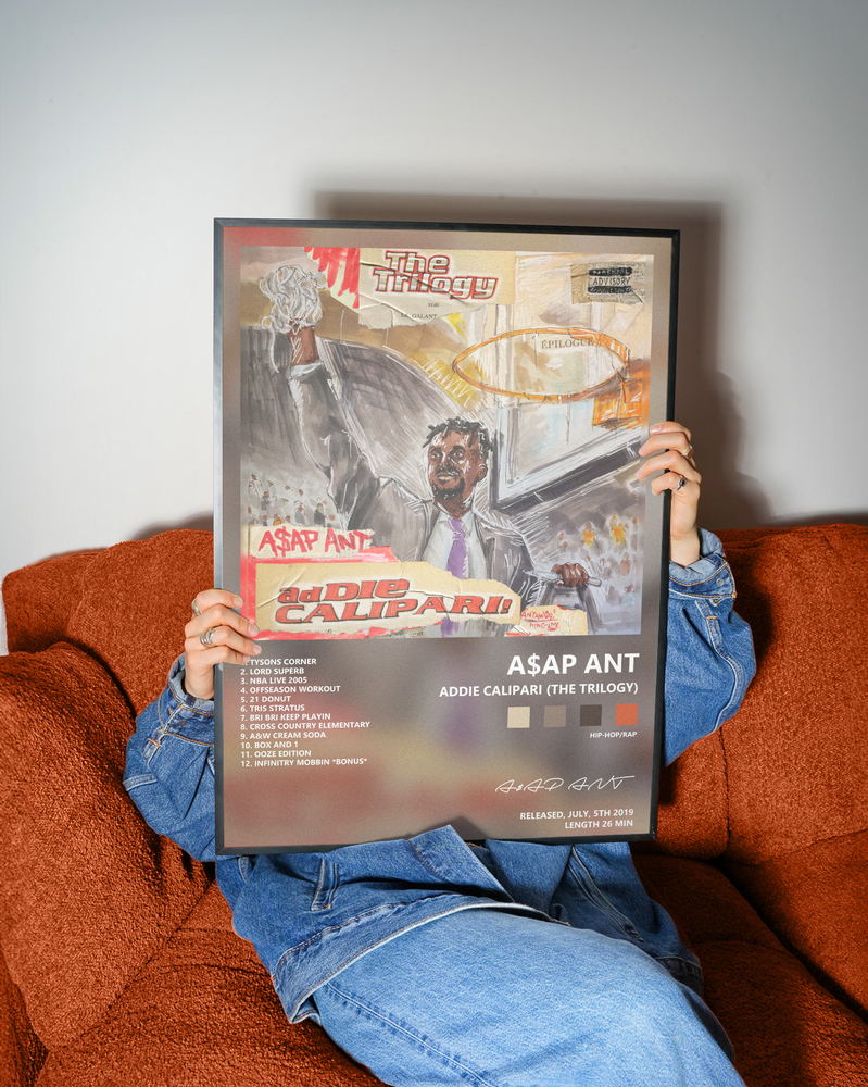 Music poster: AAP ANT - Addie Calipari The Trilogy