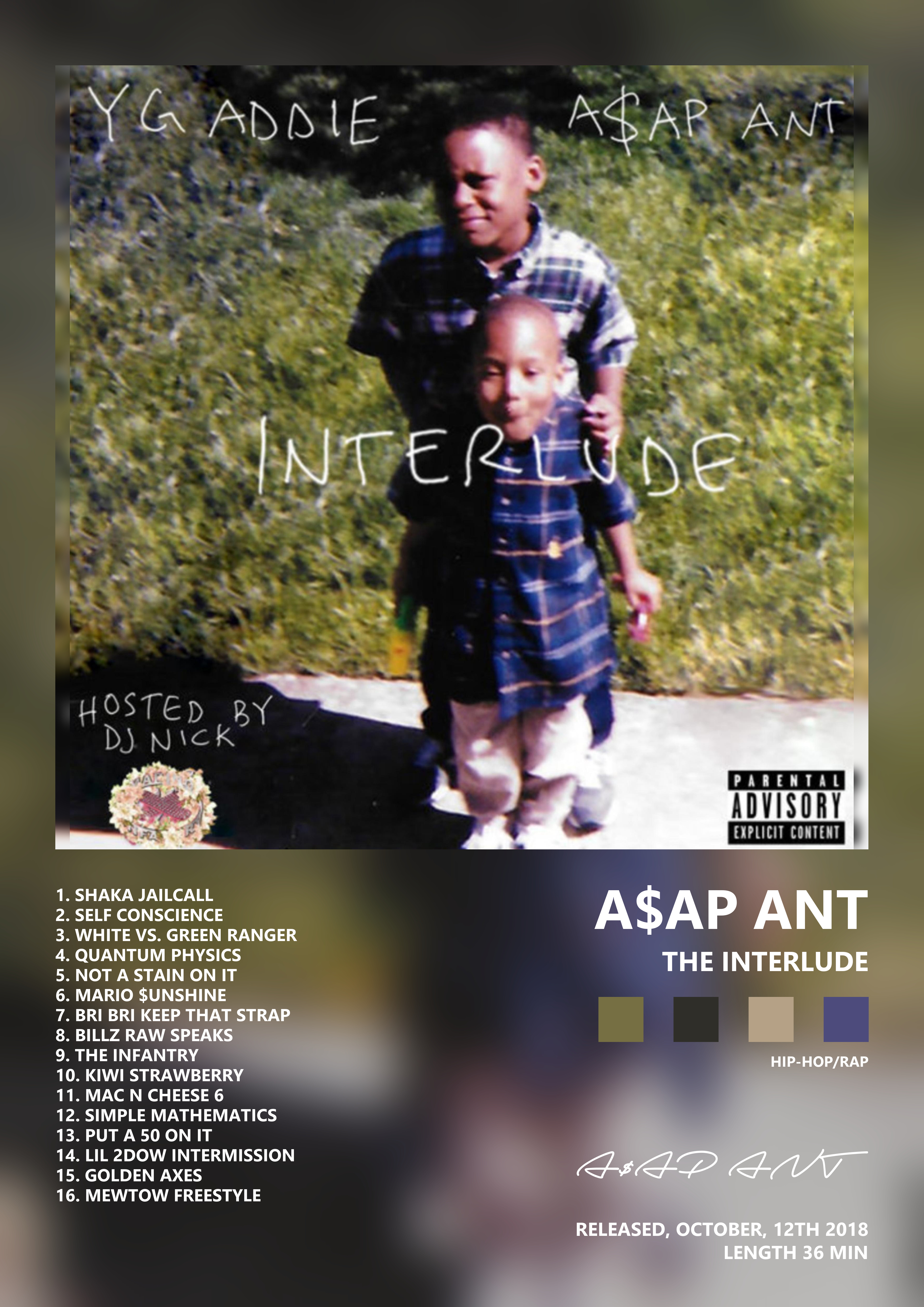Music poster: AAP ANT - The Interlude