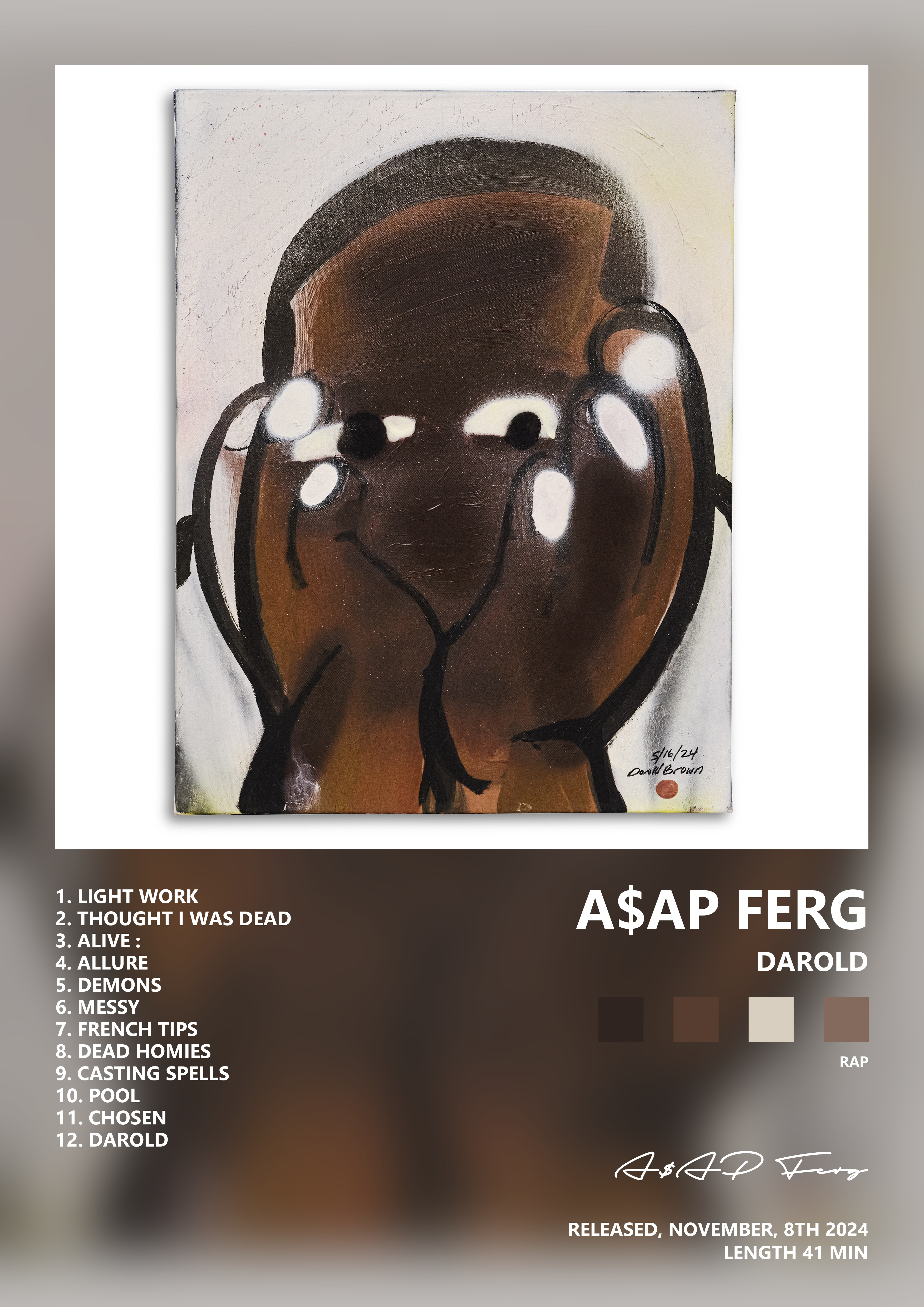 Music poster: AAP Ferg - DAROLD