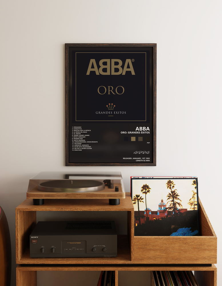 Music poster: ABBA - Oro Grandes Éxitos