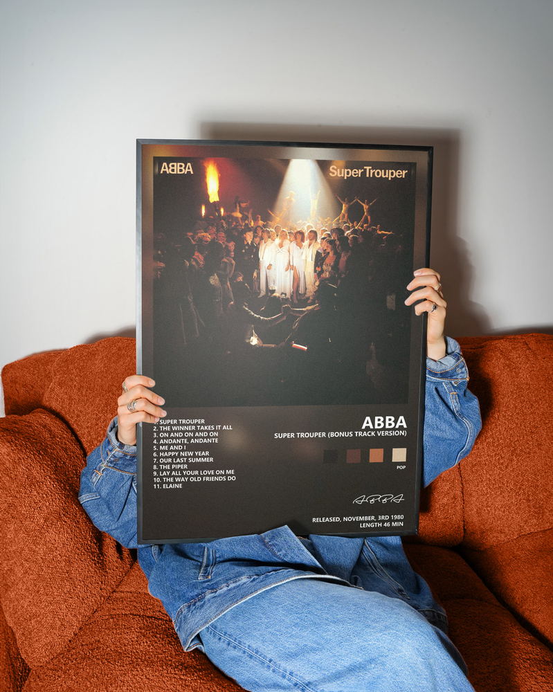 Music poster: ABBA - Super Trouper Bonus Track Version