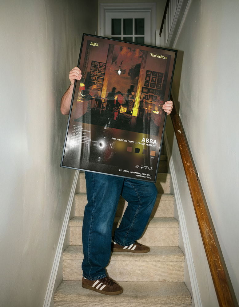 Music poster: ABBA - The Visitors Bonus Track Version