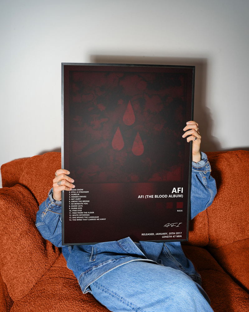 Music poster: AFI - AFI The Blood Album
