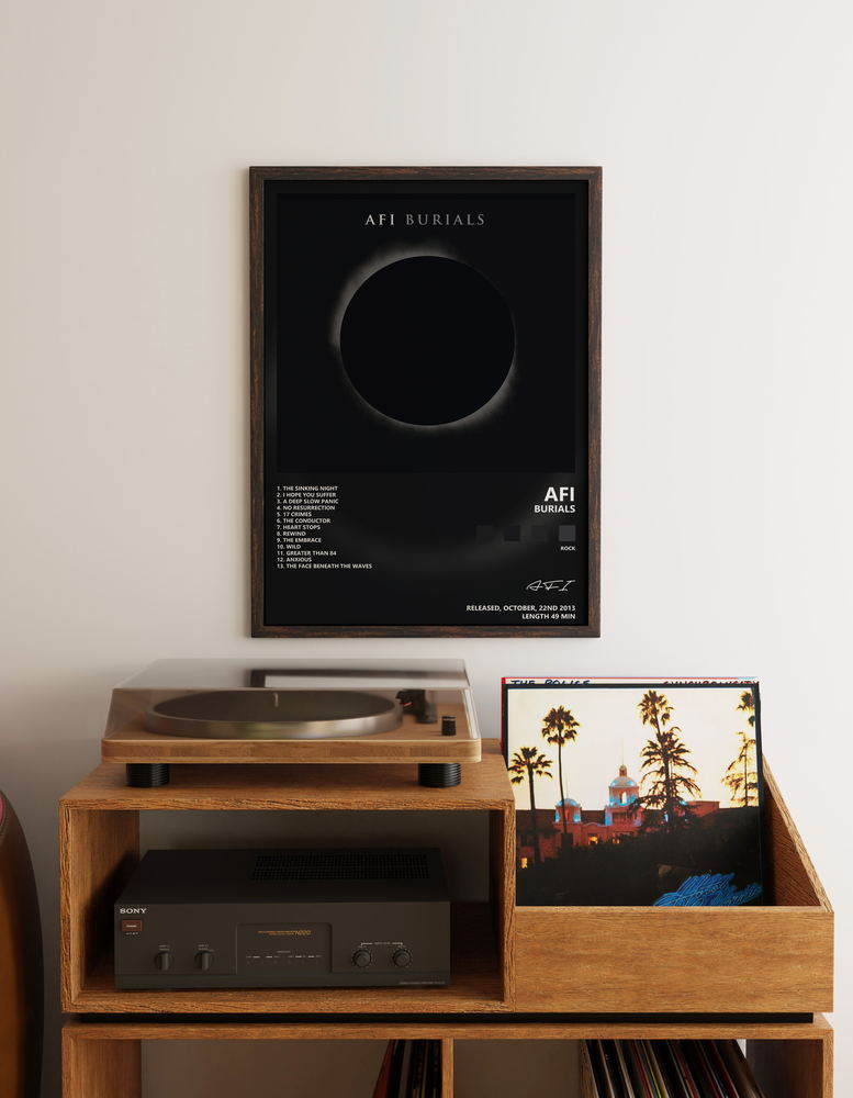 Music poster: AFI - Burials