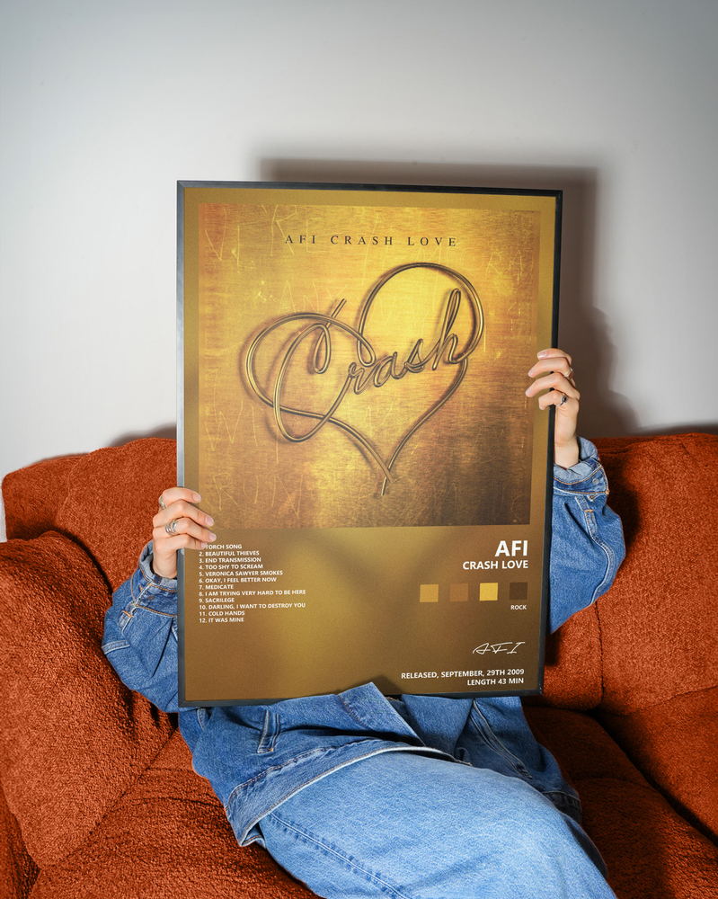Music poster: AFI - Crash Love