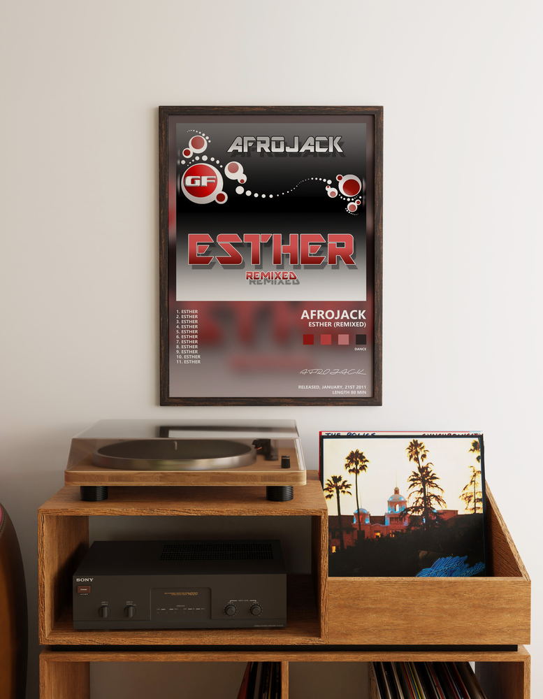 Music poster: AFROJACK - Esther Remixed