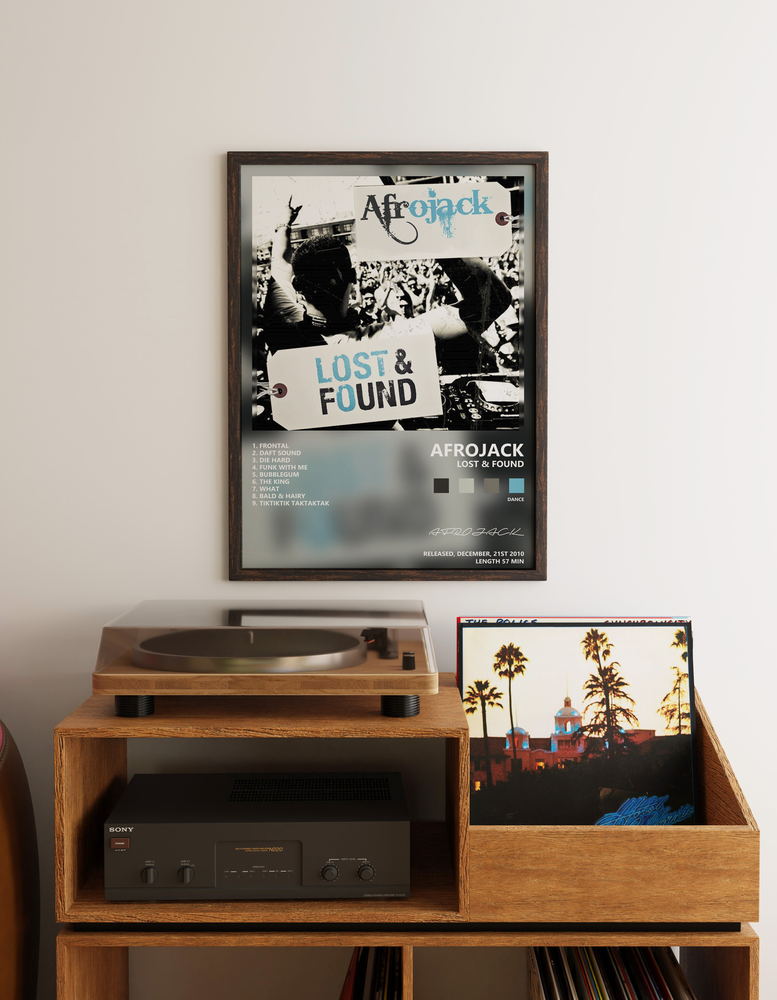 Music poster: AFROJACK - Lost Found