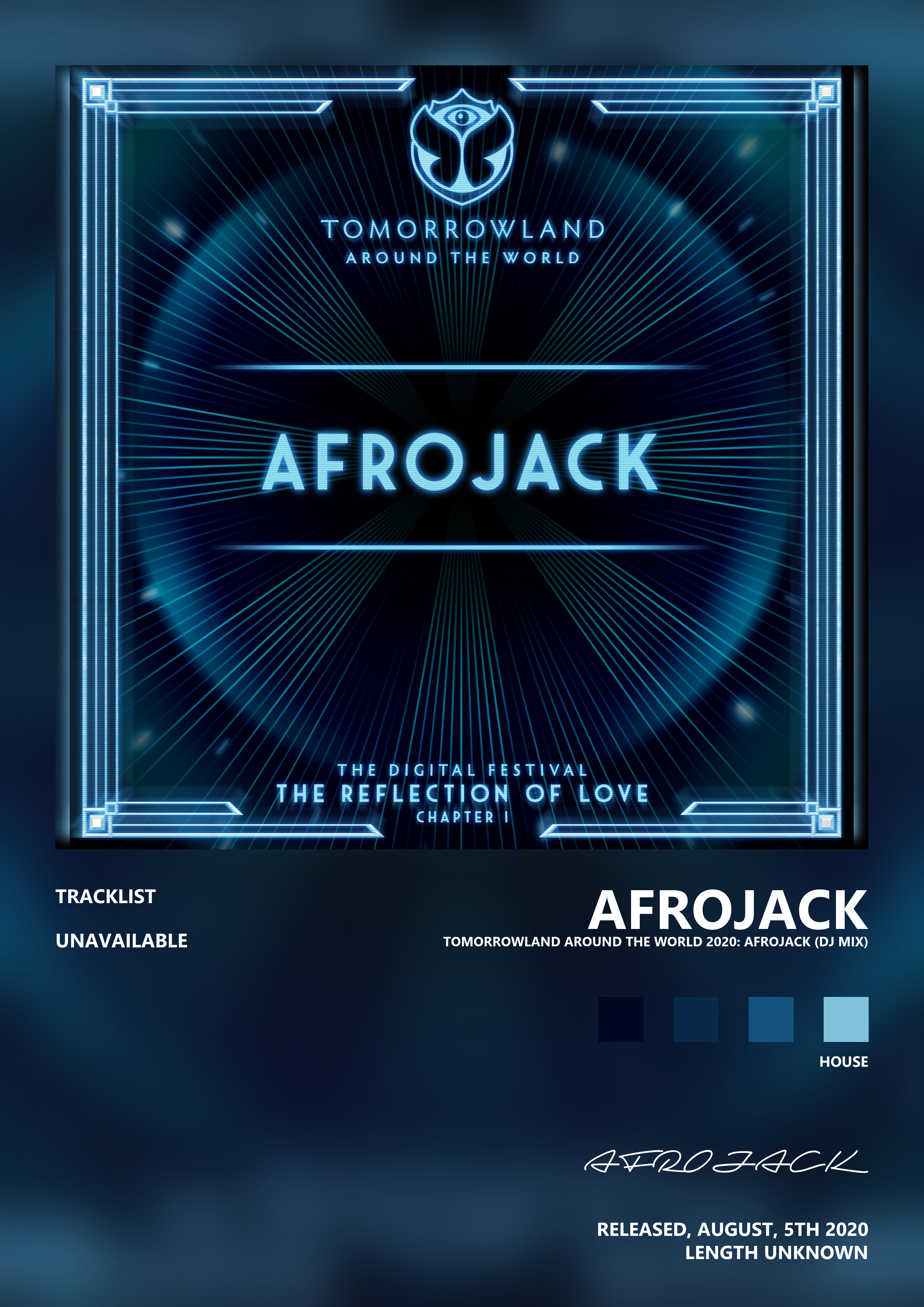 Music poster: AFROJACK - Tomorrowland Around The World 2020 Afrojack DJ Mix