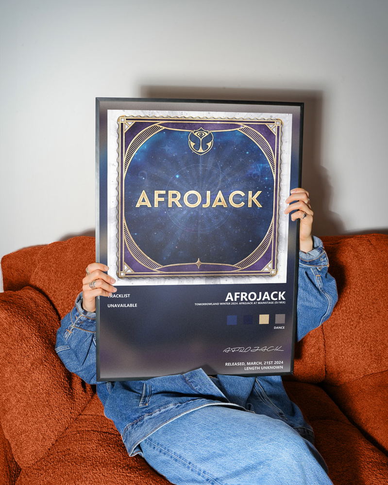 Music poster: AFROJACK - Tomorrowland Winter 2024 Afrojack at Mainstage DJ Mix
