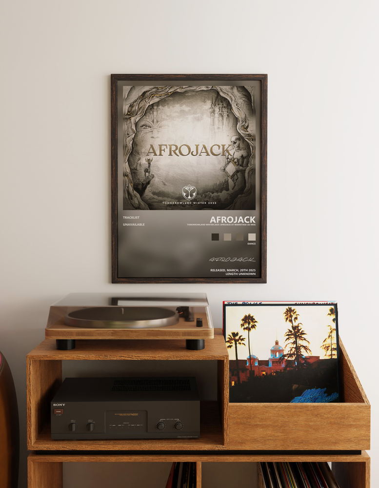 Music poster: AFROJACK - Tomorrowland Winter 2025 Afrojack at Mainstage DJ Mix