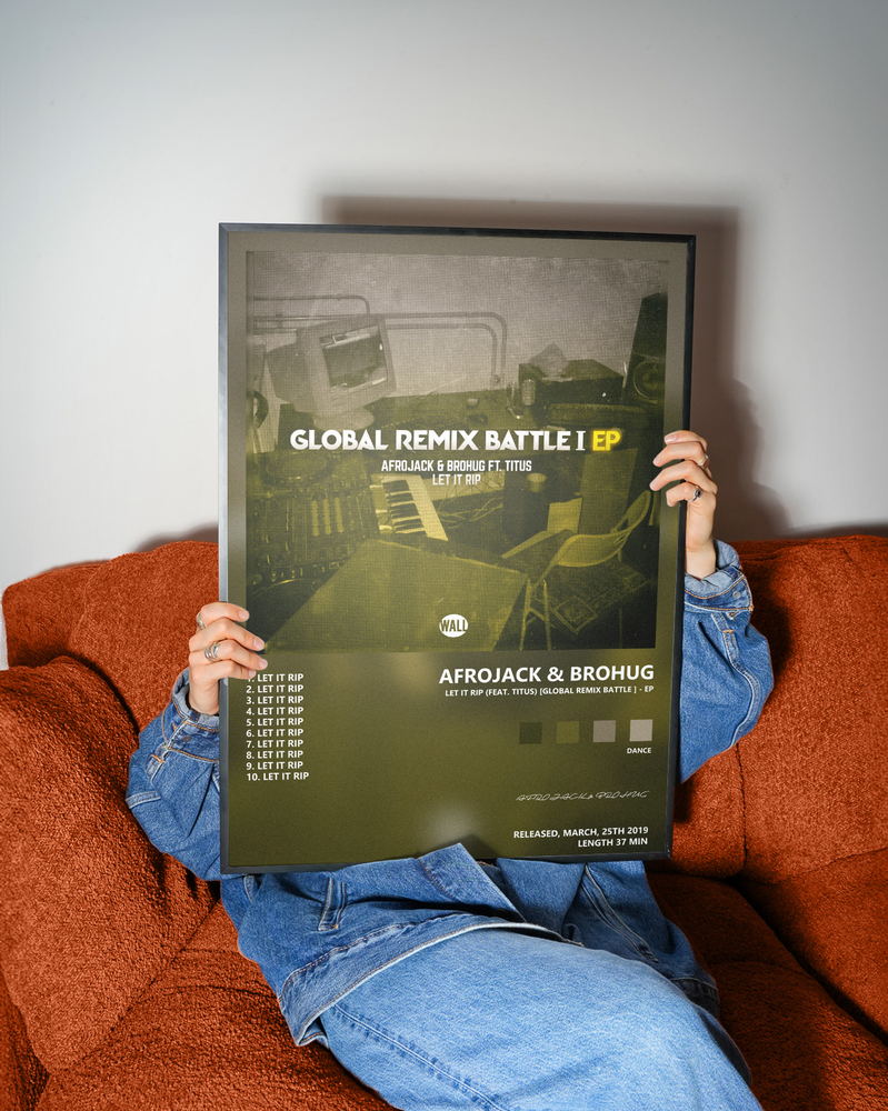 Music poster: AFROJACK BROHUG - Let It Rip feat Titus Global Remix Battle - EP