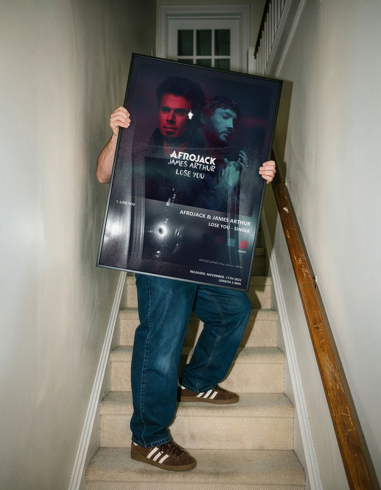 Music poster: AFROJACK James Arthur - Lose You - Single